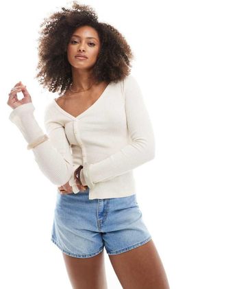 Levi's Mom shorts azzurri anni 80-Blu