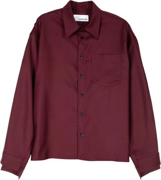 Costumein Overhemd met opgestikte zak - Rood