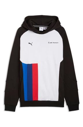 Puma x BMW M Motorsport Pumatech-X Colorblock Hoodie in Puma Black at Nordstrom, Size Xx-Large