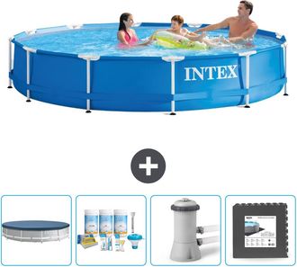 Intex Piscina Con Estructura Redonda - 366x76 Cm - 7-piezas Scb3