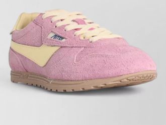 Autry windspin low top suede sneakers contrast sole