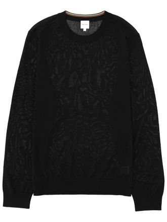 Paul Smith Merino Wool Sweater With Textured Detail And Classic Design