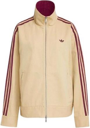 adidas (WMNS) adidas Twill Full Zip Jacket Beige KF2312