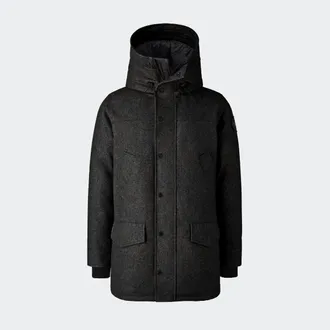 Canada Goose Langford Parka Wool (Men, Carbon Melange, XXL)