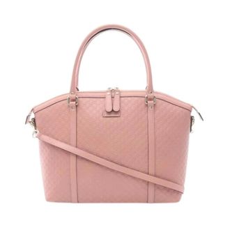 Gucci Pre-owned Handbags, female, Pink, Size: ONE SIZE Pre-owned Vintage Tote