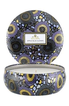 Voluspa Apple Blue Clover Three-Wick Tin Candle at Nordstrom Rack