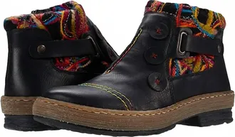 Rieker Womens Knit Felicitas Boot In Black