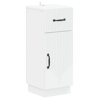 vidaXL Armario De Almacenamiento Para Ba&ntilde;o Hoorn Blanco Vidaxl
