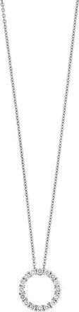 Bony Levy Liora Diamond Circle Pendant Necklace (Nordstrom Exclusive) in 18K White Gold at Nordstrom, Size 18