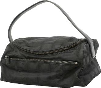 Chanel Black Nylon Vanity Bag (Pre-Owned)