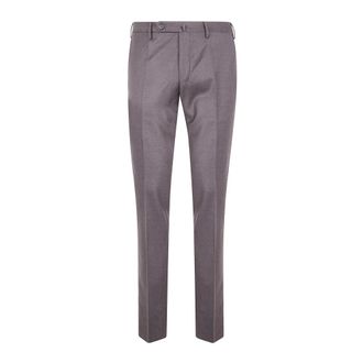 Incotex Broeken, Heren, Bruin, 3Xl, Wol, Wollen Tailored Broek