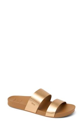 Reef Cushion Bounce Vista Slide Sandal in Sunset Bronze at Nordstrom, Size 9.5