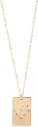 Set & Stones Zodiac Constellation Pendant Necklace in Gold /Gemini at Nordstrom