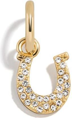 BaubleBar Single Charm in Clear/Horseshoe at Nordstrom