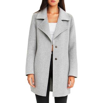 Belle & Bloom Ex-Boyfriend Wool Blend Oversized Jacket in Grey at Nordstrom Rack, Size X-Large