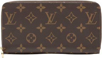 Louis Vuitton Brown Monogram Canvas Zippy Wallet (Authentic Pre-Loved)