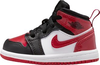 Nike Jordan (TD) Air Jordan 1 Mid SE Patent Bred Toe HV4729-006