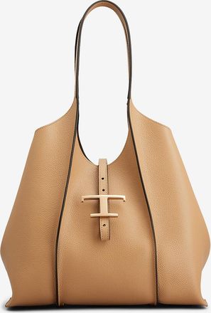 Tod's Shopper aus genarbtem Leder T Timeless Small