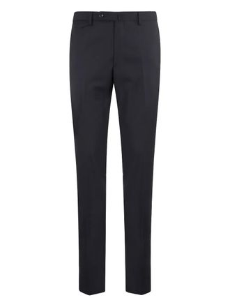 Tagliatore wool straight-leg trousers - men - Wool - 52 - Blue