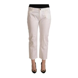 L'autre Chose Straight Jeans - Dames - Cropped Jeans - Wit - M - Katoen - Jeans