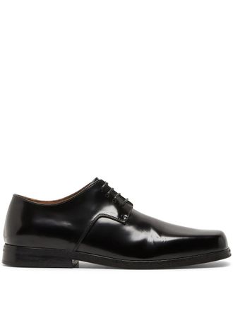 Mars&egrave;ll Parapetto leather Derby shoes - women - Calf Leather/Calf Leather/Calf Leather - 38.5 - Black