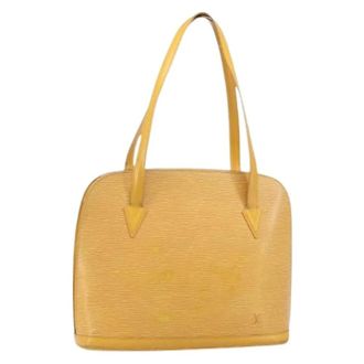Louis Vuitton Pre-owned Handbags, female, Yellow, Size: ONE SIZE Pre-owned Vintage Epi Shoulder Bag