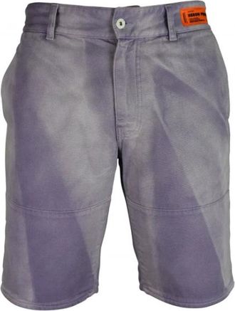 Heron Preston Short Chino Broek - Heren - Korte Broeken - Paars - W30 - Katoen - Korte Broeken