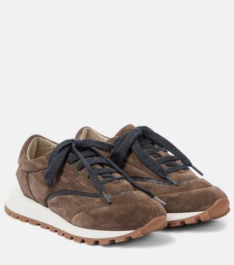 Brunello Cucinelli Sneakers Runner in suede