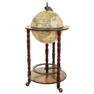Wanderlust Deco Mueble botellero globo terr&aacute;queo
