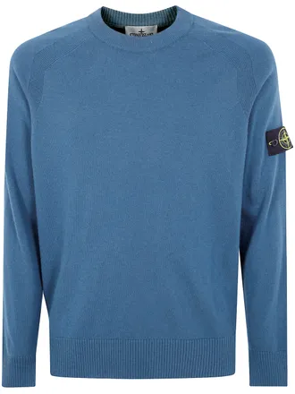 Stone Island Light Rws Geelong Wool Crew Neck