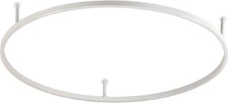 Ideal Lux Ideal Lux Oracle Slim 90cm Non Dim 2700K Round Integrated LED Semi Flush Ceiling Light White