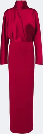 Solace London Vestido de fiesta Sedgewick de sat&eacute;n y crep&eacute;