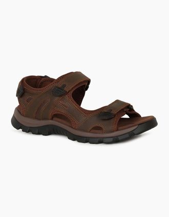 Josef Seibel Mens Bart 06 Mens Sandals - Brown Waxy Lea - Size: 9.5