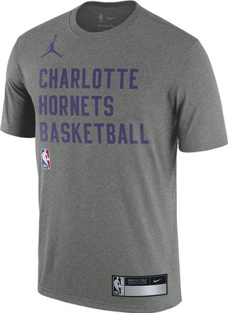 Nike Jordan Air Jordan x NBA Charlotte Hornets Logo T-Shirt Grey FJ0171-063