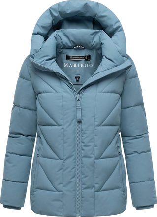 Marikoo dames winterjas Kuschelnasee met capuchon en fleecevoering