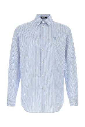 Versace Embroidered Poplin Shirt
