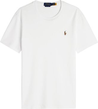 Polo Ralph Lauren Logo-embroidered Cotton T-shirt - White - Xxl