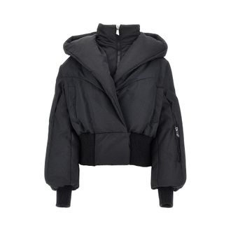 The Attico Cotton-blend padded bomber jacket Woman 42