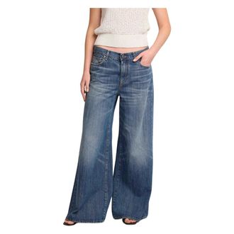 Kocca Wide Jeans, female, Blue, Size: XL Fashionable Wide Legged Jeans