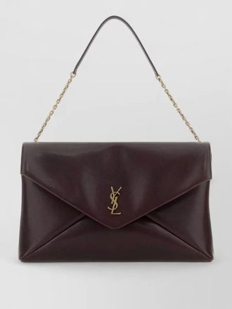Saint Laurent chain strap envelope clutch bag