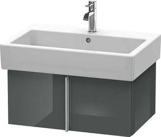 Duravit Duravit Vero Vanity 6105, De Pared, Con 1 Extra&iacute;ble, 650mm, Color (frente/cuerpo): Laca De Alto Brillo Dolomiti Grey - Ve610503838