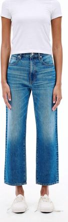 Slvrlake Denim London Crop Tucson Jeans In Tuscan Blue