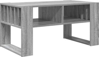 vidaXL Mesa De Caf&eacute; Gris Sonoma 92 X 49,5 X 45 Cm Madera De Ingenier&iacute;a Vidaxl