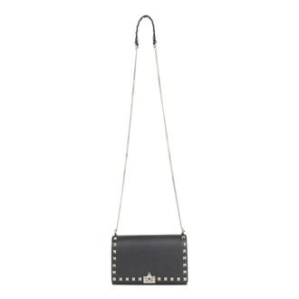 Valentino Cross Body Bags, female, Black, Size: ONE SIZE Rockstud Mini Bag