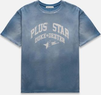 Duke + Dexter Duke + Dexter, Mens Plus Vintage Washed Navy T-Shirt, Size XXL