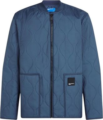 Karl Lagerfeld Bomber leggero - Blu