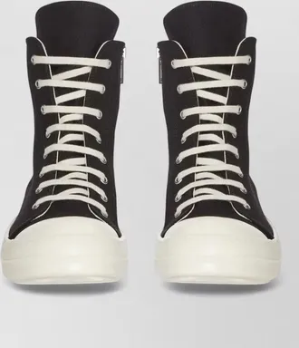 Rick Owens denim high-top sneakers