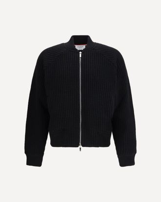 Thom Browne Knit bomber Jacket Male 4