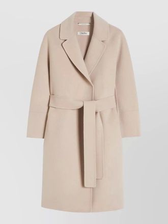 Max Mara arona coat longline belted back vent