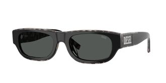 Diesel DL2022U 206887 Mens Sunglasses Black Size 52
